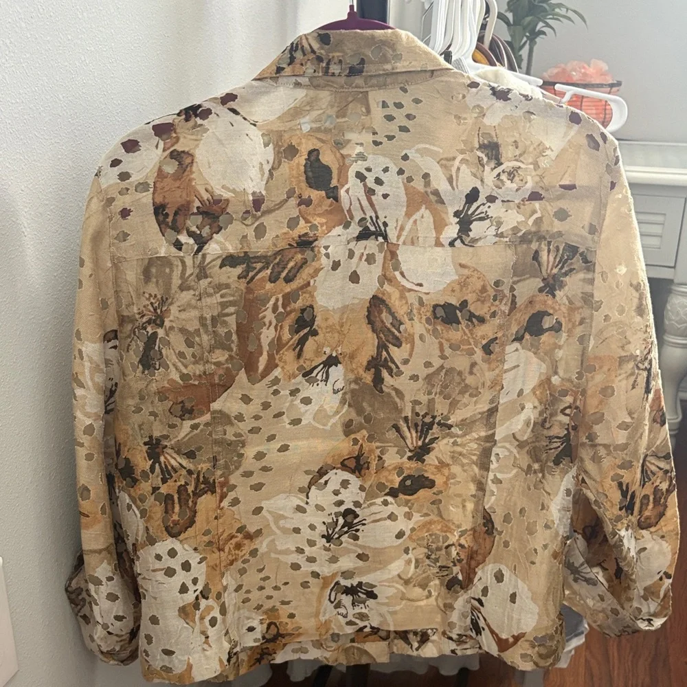 Ruby Rd. Multicolor Button-Up Jacket - Picture 6 of 6